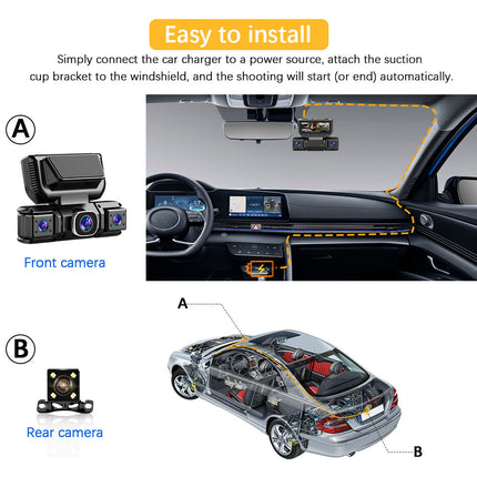 HD Dash Cam With Infrared Night Vision