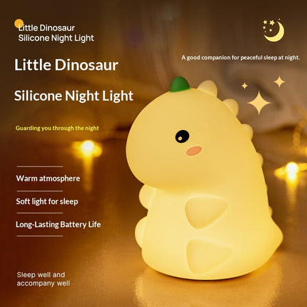 Cartoon Kids USB Rechargeable Dinosaur Silicone Night Light