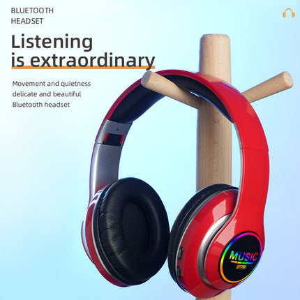 Over-ear Sports Music Headphones With A Foldable Design Card Slot And Bluetooth