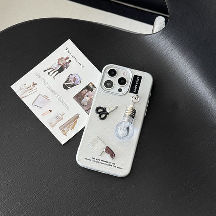 Trendy Cool And Creative Silver Phone Case With A Unique
