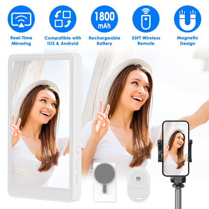 Vlog Selfie Monitor Screen Magnetic Rear Camera Phone
