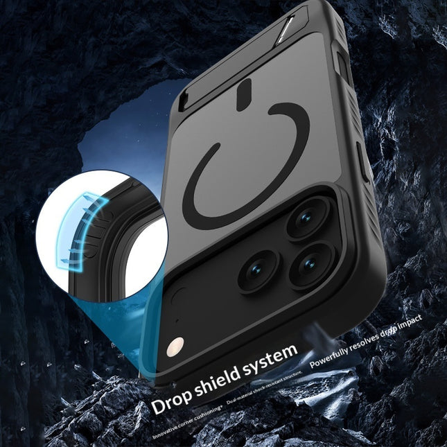 Skin-Feel Magnetic Kickstand Phone Case