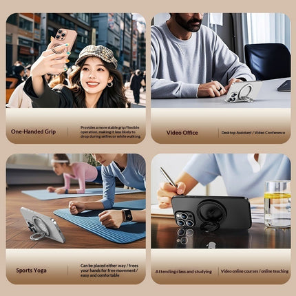 Double-Sided Magnetic Ring Powder Phone Holder