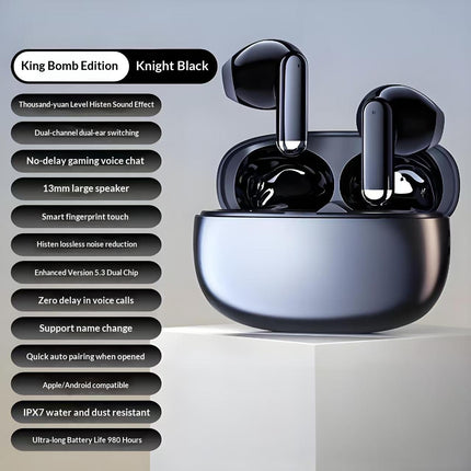 True Wireless Noise-canceling Bluetooth Earbuds With High Sound Quality And Ultr