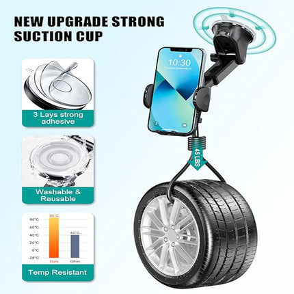 Phone Mount For Car, 4 In 1 Universal Car Phone Holder Mount