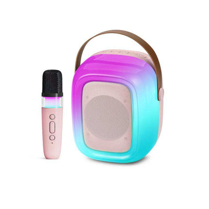 Joyous Sound Wireless Speaker - Bluetooth Karaoke with LED & Microphone