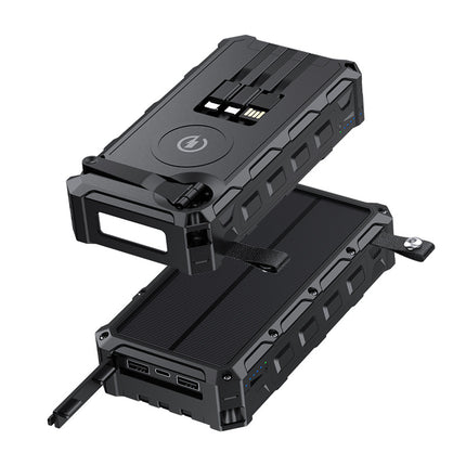 High Capacity Emergency Solar And Hand Crank Power Bank