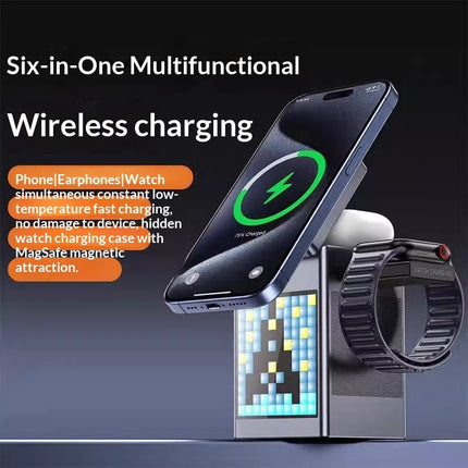All-In-One Multi-Functional Magnetic Bluetooth Speaker Alarm