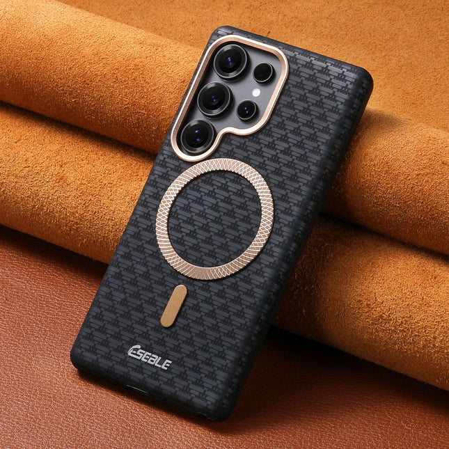 Triangular Pattern Mountain Peak Magnetic Matte Phone Case