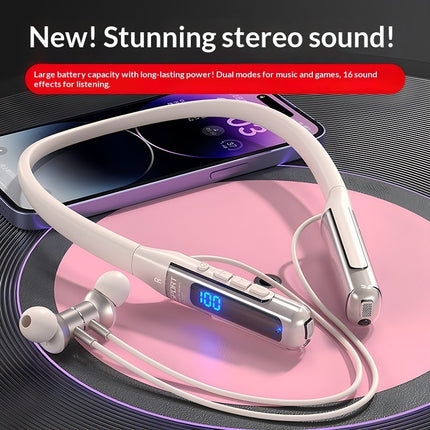 Wireless Neckband-style Multi-functional Stereo Smart Noise-canceling Sports Hea