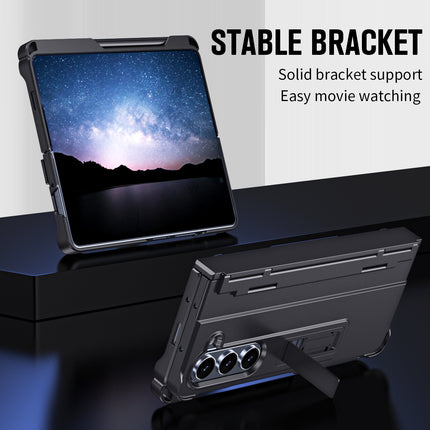 Phone Case Hinged Case With Built-In Screen Protector Side