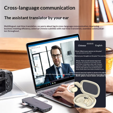 Y16 Wireless Earbuds with AI Translation & Voice Control
