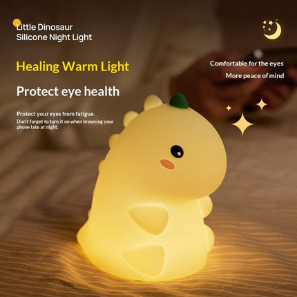Cartoon Kids USB Rechargeable Dinosaur Silicone Night Light