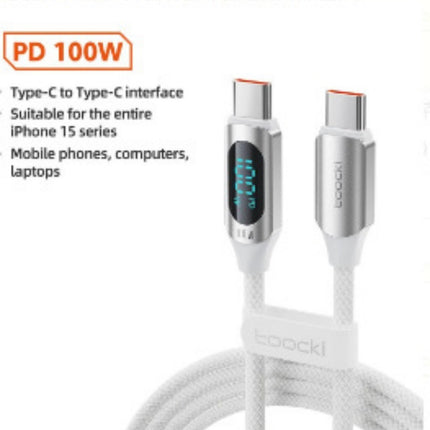 Digital Display Dual-Port Type-C Fast Charging Mobile Phone
