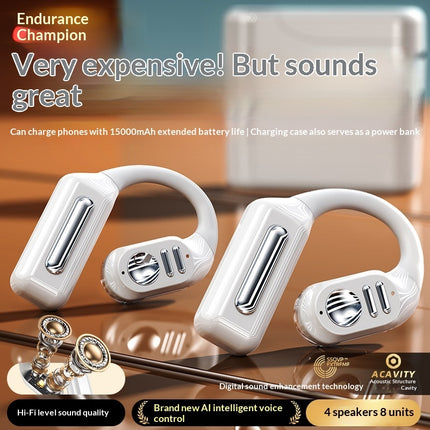 High-quality High-capacity Wireless Bluetooth Earbuds That Double As A Power Ban