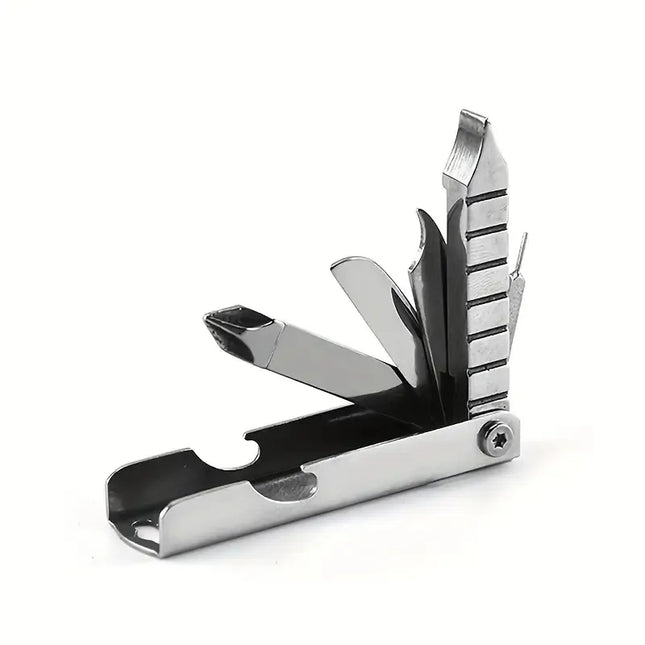 In-1 Stainless Steel Multi-Tool With Phone Stand, Folding