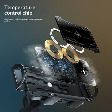 Wireless Fast-Charging Car Phone Holder