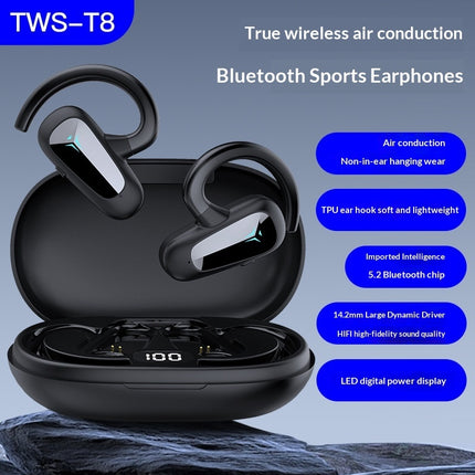 Ear-hook M-t8 TWS Bluetooth Headphones