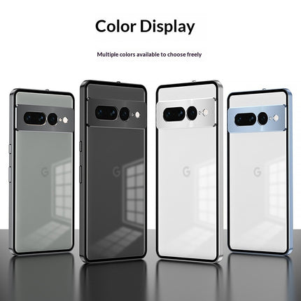 Metal Frame Protective Case for Google Pixel - Matte & Shock-Resistant