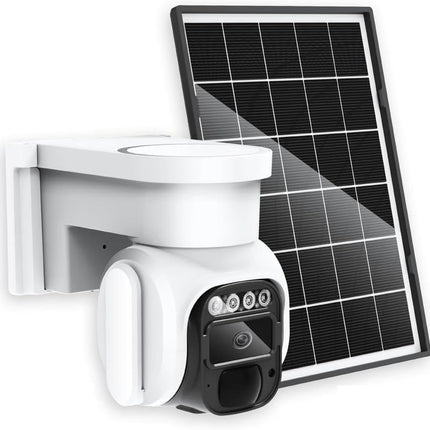 Cellular Security Camera Outdoor Wireless, No WiFi Needed Solar Powered 4G LTE C