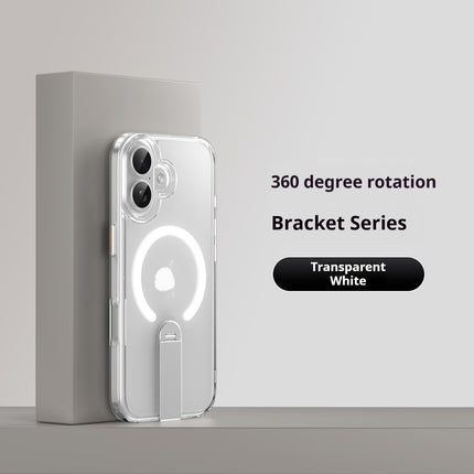 Magnetic Phone Case With A Straight Rotating Stand For Drop Protection