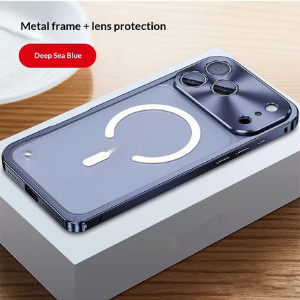 Precision-Milled Matte Magnetic Case With Metal Edge