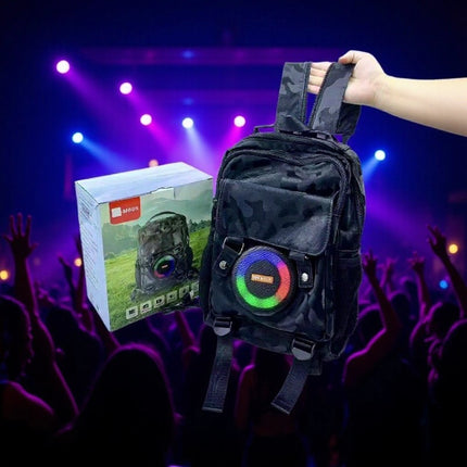 Bluetooth Speaker Backpack Multifunctional Rechargeable Outdoor