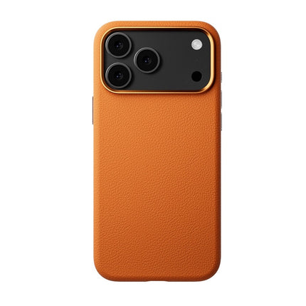 Sleek Genuine Leather Magnetic Phone Case With