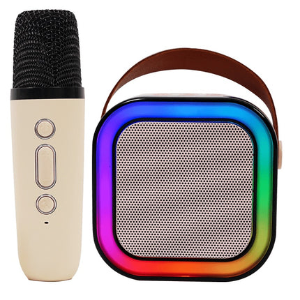 Joyous Sound Wireless Speaker - Bluetooth Karaoke with LED & Microphone