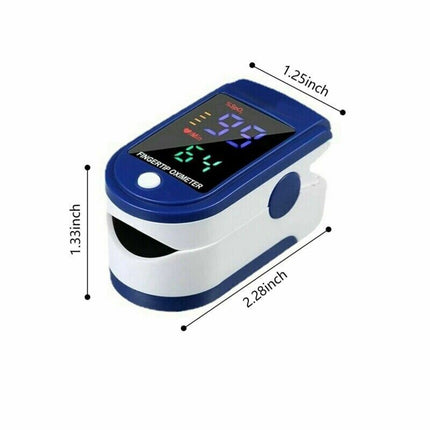 Finger Pulse Oximeter SpO2 Blood Oxygen Heart Rate Monitor