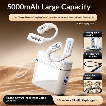 High-quality High-capacity Wireless Bluetooth Earbuds That Double As A Power Ban