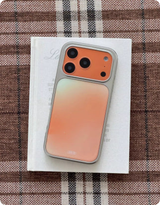 Bright Orange Minimalist Protective Case For Autumn And Winter