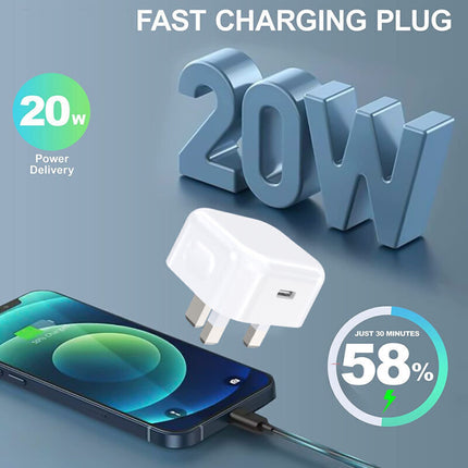 For I Phone 14 13 12 11 Pro Mini Xr Xs Max Fast Charging USB-C PD Plug Charger C