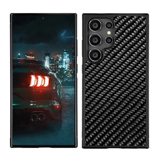Carbon Fiber Square Twill Honeycomb Phone Case Compatible