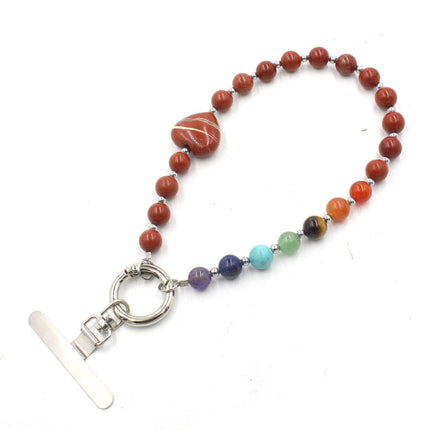 Heart-shaped Crystal Bead Phone Charmkeychain