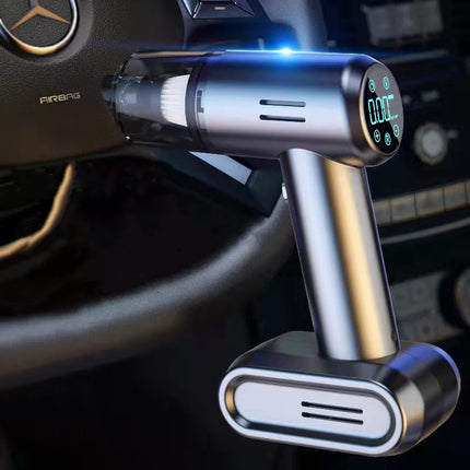 4-in-1 Handheld Vacuum 12V Cordless Car Cleaner with Compressor