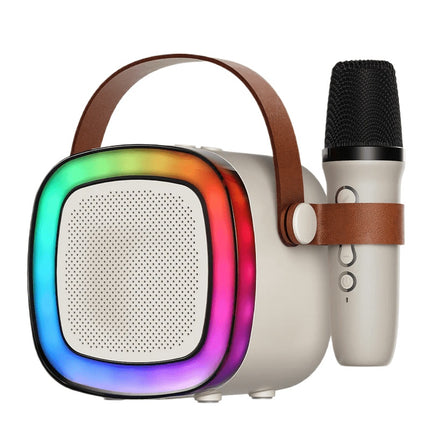 Joyous Sound Wireless Speakers K9/K10/K11 with Karaoke Microphone & LED