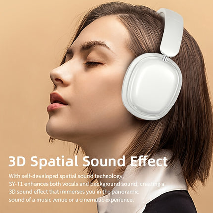Over-Ear Bluetooth Headphones with Microphone 15h Battery Gaming Headset
