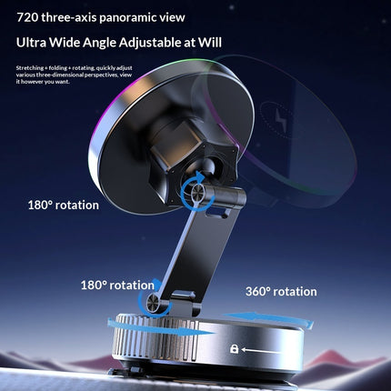 Vacuum-Suction Car Phone Holder