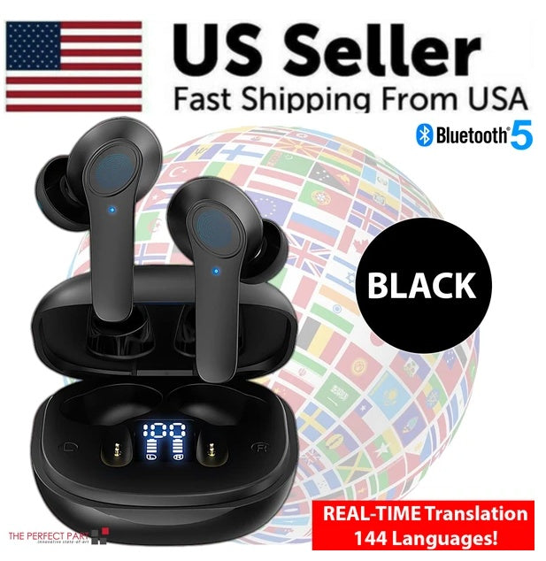 Translator Earbuds 144 Languages Real Time Online Offline Translation Earphones