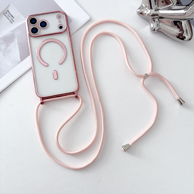 Magnetic Wireless Charging Lanyard Phone Case