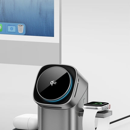 Three-In-One Magnetic Wireless Charger Phone Fast Charge