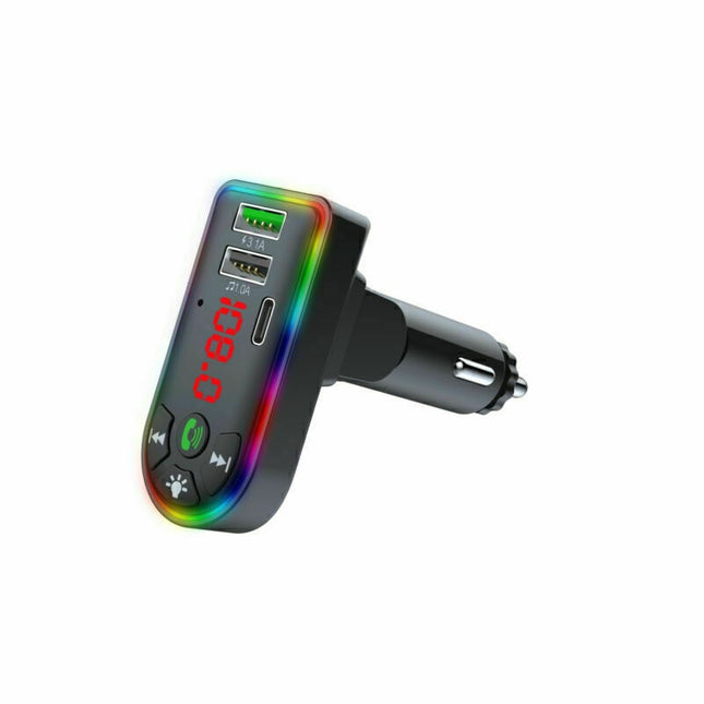 Bluetooth 5.0 FM Transmitter Car MP3 Player 3.1A Fast Charger