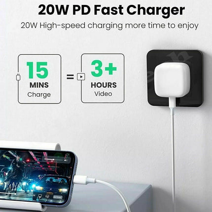 For I Phone 14 13 12 11 Pro Mini Xr Xs Max Fast Charging USB-C PD Plug Charger C
