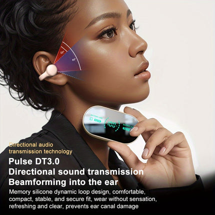 Wireless Open-back Headphones, Bluetooth Clip-on Earbuds, Sports Headphones, Ult