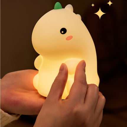 Cartoon Kids USB Rechargeable Dinosaur Silicone Night Light