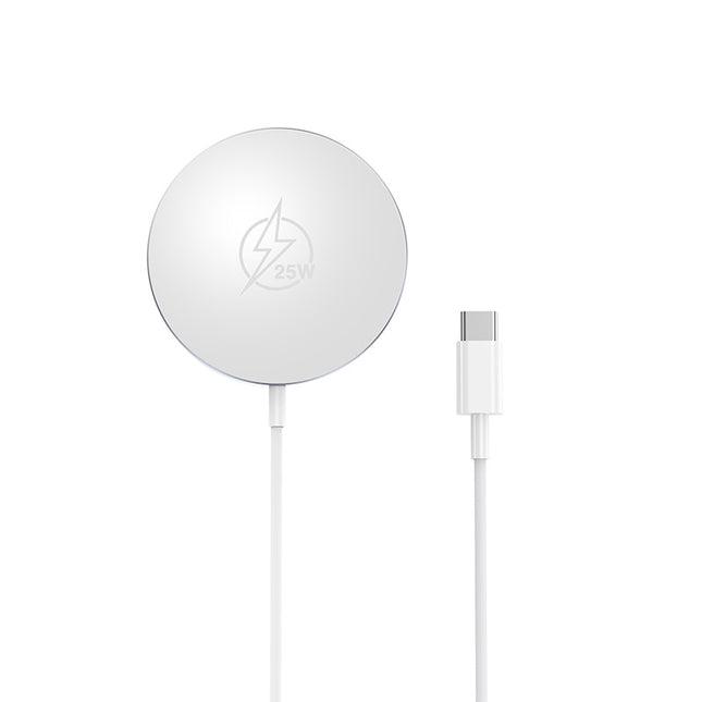 25w Magnetic Wireless Charger Made Of Metal Ideal For Wireless Charging Of Mobil