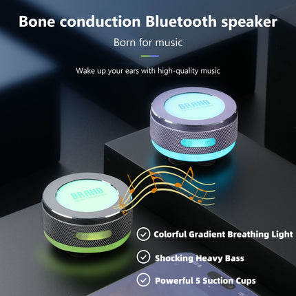 Wireless Bone Conduction Speaker with LED Light & Bluetooth