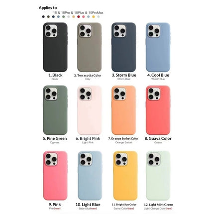 Liquid Silicone Phone Case With Magnetic Adsorption And